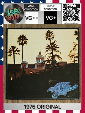 EAGLES•Hotel California•1976 US (#7E-1084) Santa Maria Pressing